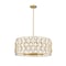 Z-Lite Harden Pendant, 8-Light, 26.25 In.W x 11.75 In.H, Modern Gold/White 1948P26-MGLD - alternate 3